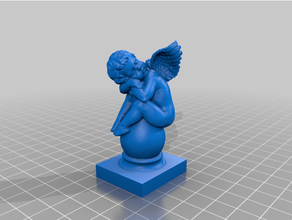 ángel 4 reparado angeles 3d print model - Mito3D