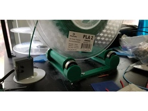 filament spool roller holder 3d print model - Mito3D