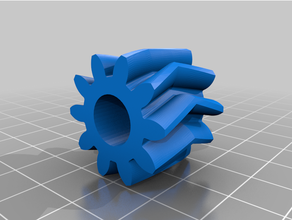 gear spinner fidget toy adhd 3d print model - Mito3D