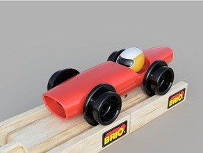 brio ancien voiture coureur 3d print model - Mito3D