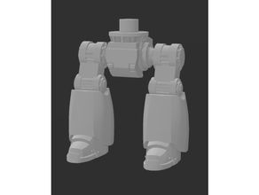 umanoide meccanico gambe divertente robot 40k contemner dreadnought mech warhammer 3d print model - Mito3D