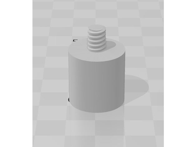 Kamera Stativ männlich Mikrofon Stand weiblich Adapter 3D print model - Mito3D