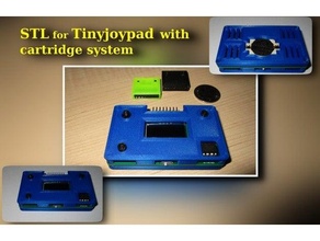 case tinyjoypad rev2 cartridge attiny85 console diy gameconsole games miniature nintendo video game 3d print model - Mito3D