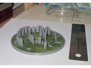 Stonehenge voir monde remix 3d print model - Mito3D