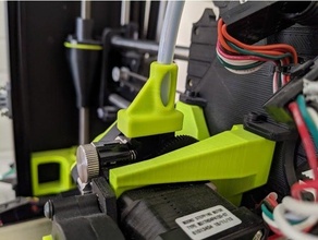 titan aero ptfe tube guide 3d printer parts e3d hotend lulzbot 3d print model - Mito3D