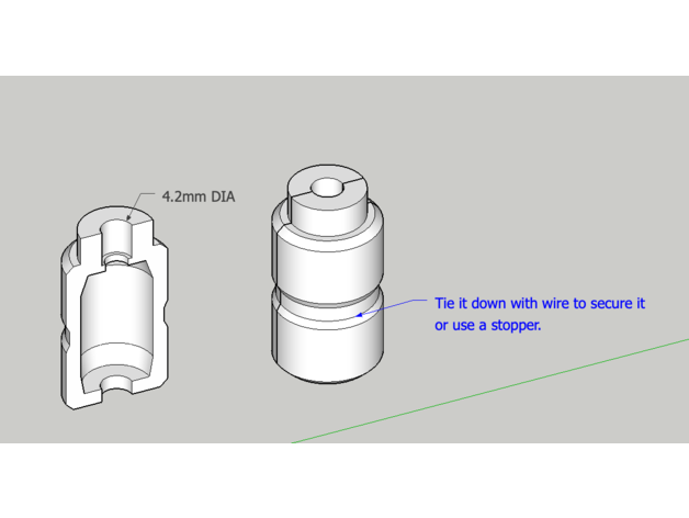 Filament Reiniger 2 3D print model - Mito3D