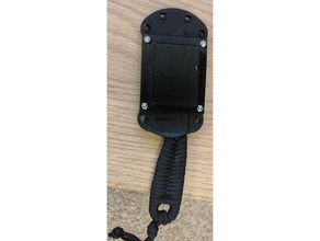 kabar bk14 sheath belt clip 3d print model - Mito3D
