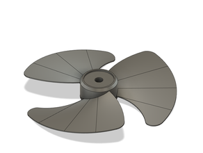 fan body blades palette ventilateur ventilator 3d print model - Mito3D