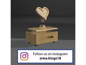 music box - carillon ma-kings 30notes anniversary florence gift italy love makings musicbox remix 3d print model - Mito3D