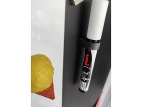 chalk marker holder magnet 3d print model - Mito3D