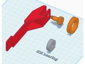 ender 3 v2 filament guider vis 3d print model - Mito3D