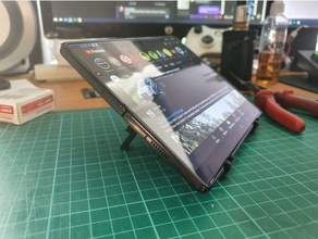 Samsung Galaxis falten 2 Basic Schreibtisch Stand 3d print model - Mito3D