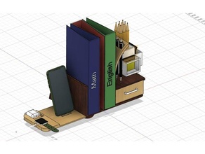 reversibel multi utility Schreibtisch Veranstalter studentische Herausforderung 3d print model - Mito3D