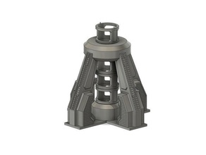 greeble ville espace ascenseur greeblecity Halo scifi 3d print model - Mito3D