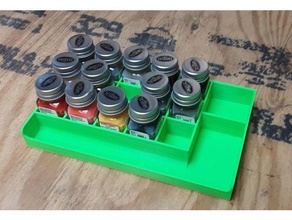 model paint tray testors 3d print model - Mito3D