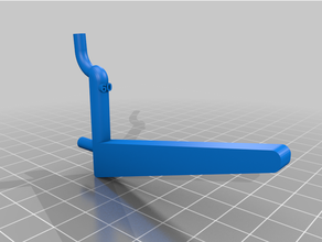 pegboard hook - gancho 4mm tools 3d print model - Mito3D