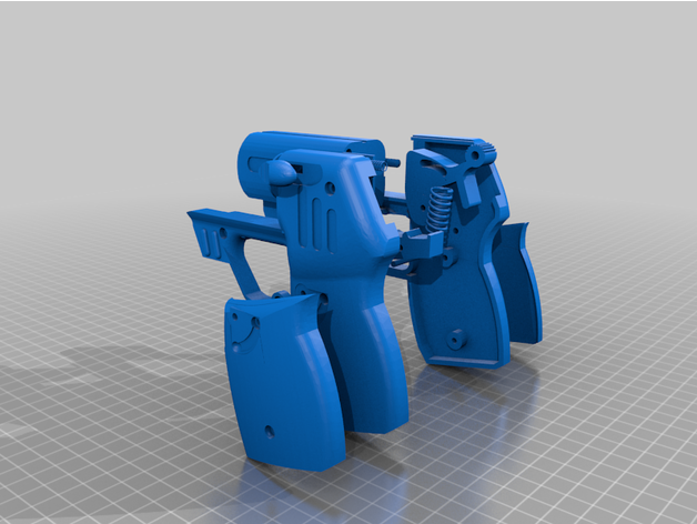 ffk mini one shot pistola apuntalar derringer Disparo 3D print model - Mito3D