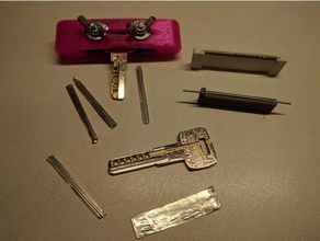 diy dimple lock impressioning tool lockpick lockpicking locksport 3d print model - Mito3D