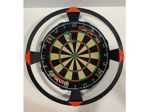 dart board 360 degree led light 360 degree light dart board darts pdc 3d print model - Mito3D