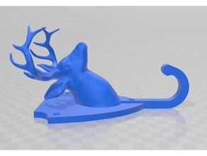 deer hook 3d print model - Mito3D