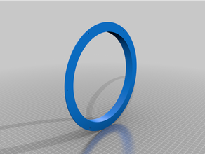 hugging curtain arms ring flange 200mm covid covid-19 hug shower snapfit 3d print model - Mito3D