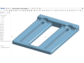 x-carve extra long clamps 3d print model - Mito3D
