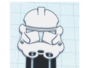 Stormtrooper segnalibro 3d print model - Mito3D