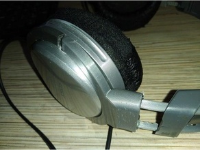 sony mdr-xd100 headphone bracket 3d print model - Mito3D