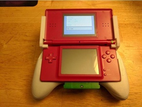 Nintendo ds lite Griff Bildschirm Halter Unterstützung ausgeschnitten Zubehör Konsole ergonomisch Handheld nds 3d print model - Mito3D