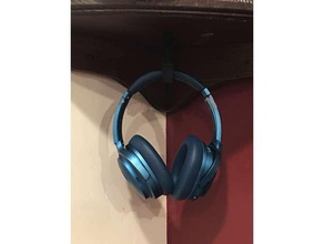 heaphone hook headphone headphones holder stand hanger 3d print model - Mito3D