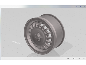 bottlecap wheel - bmw rc car 3d print model - Mito3D
