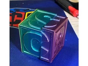 speedcubereview 3d logo inútil 3d print model - Mito3D