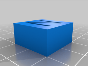letter block 3d print model - Mito3D