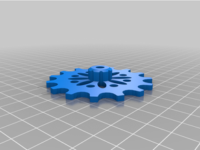 bicycle chain clock 3d print model - Mito3D