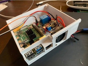 ender3 Himbeere pi 4 elektronisch Box Schraube montieren Bock Konverter Ender 3 Power Relais 3d print model - Mito3D