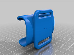 insta360 onex oner Clever Fernbedienung Handgelenk montieren v2 3d print model - Mito3D