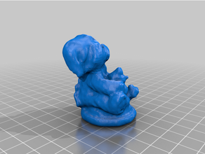 Bär Nickknack Makerbot Digitalisierer Scan 3d print model - Mito3D