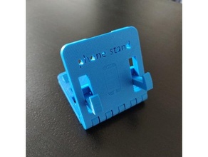 katlanabilir seyahat telefon ayakta durmak kompakt kat Kulp destek iphone 3d print model - Mito3D