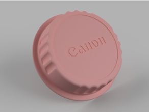 canon posterior lente gorra ef dslr 3d print model - Mito3D