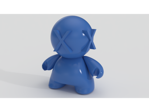 mr xx llavero 3d impresión complemento personalizado hombre juguete 3d print model - Mito3D