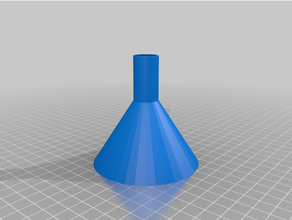 bottle funnel glass kombucha 3d print model - Mito3D