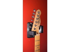 fuerte pared percha telecaster modelo guitarras defensa guitarra tele 3d print model - Mito3D