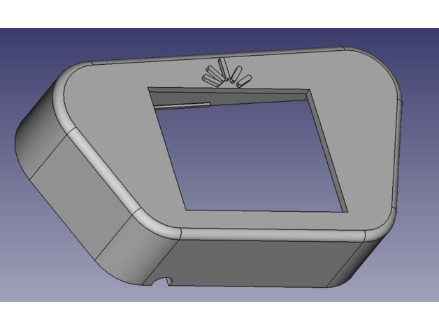 esp32 tft case display 3D print model - Mito3D