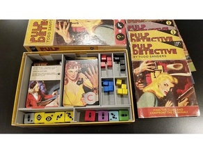 pulp detective insert board game boardgame expansion expansions 3d print model - Mito3D