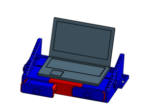modular laptop riser studentchallenge 3d print model - Mito3D