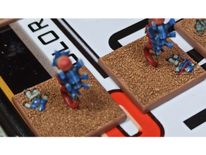 epic space bug base toppers epic40k armageddon scale tyranids 3d print model - Mito3D