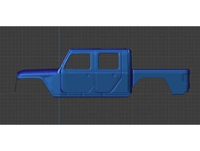 jeep gladiateur rubicon 3d print model - Mito3D