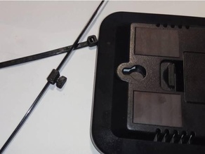 zip kravat toplu iğne Kulp destek özelleştirilebilir özelleştirici Ziptie 3d print model - Mito3D