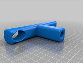 kayak stakeout pole handle fishing 3d print model - Mito3D