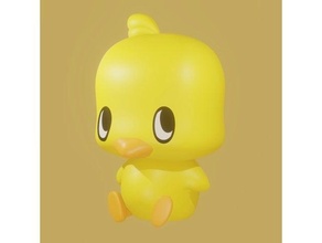 nissin yellow chick chicken 3d print model - Mito3D